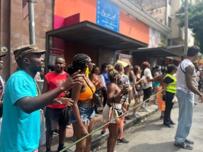 Maior bloco afro de BH, Angola Janga foi às ruas neste domingo (15) de Carnaval