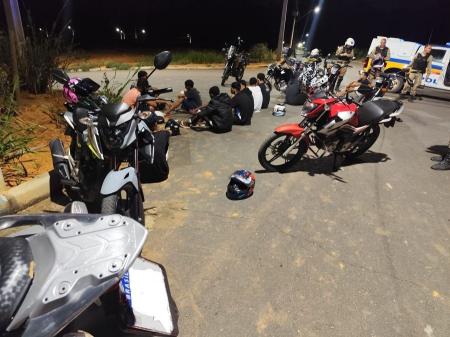 Apreensão motos Grau Timóteo
