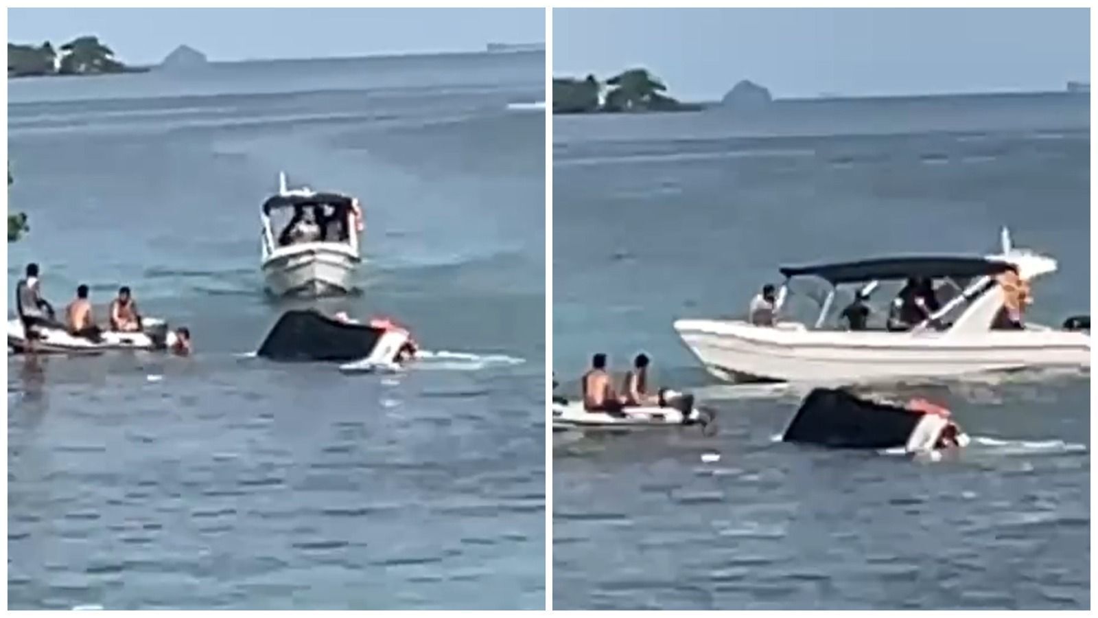 Lancha naufraga em Angra dos Reis-RJ e vítimas são resgatadas; veja vídeo