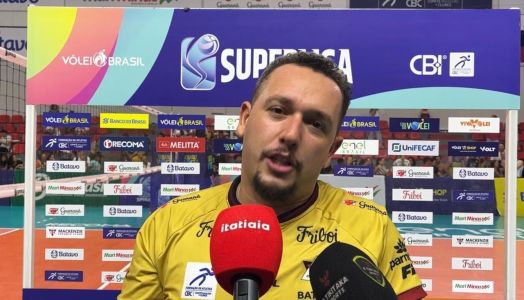Gabriel Leite, técnico do Mackenzie, após derrota para o Praia na Superliga 2025/2026