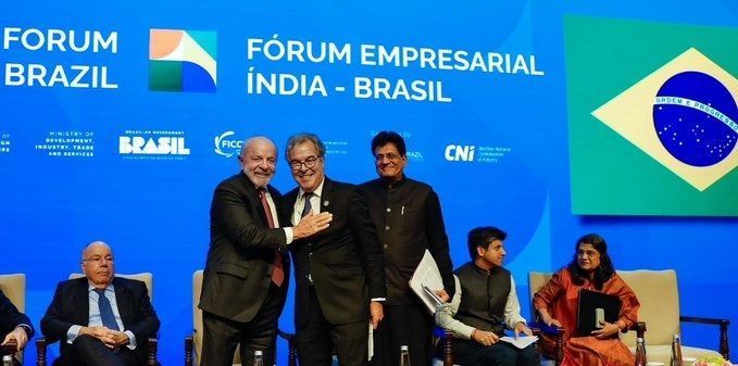 Em Nova Deli, Lula aposta em tecnologia e indústria durante Fórum Empresarial Brasil Índia