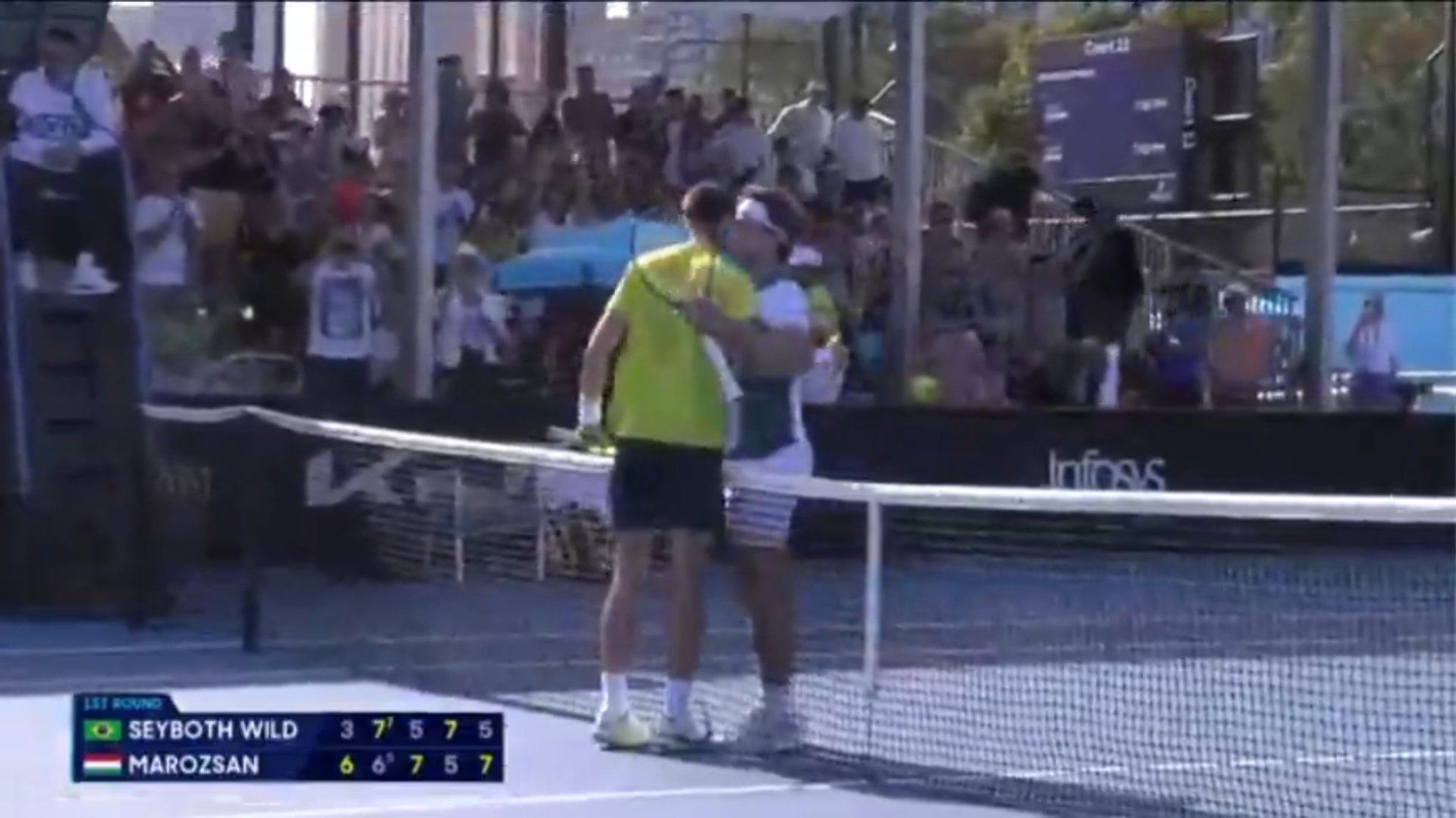 Thiago Wild perde para Fabian Marozsan e cai na estreia do Australian Open