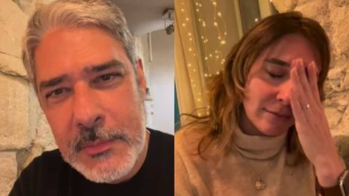 William Bonner e Natasha Dantas estão aproveitando as férias na Europa