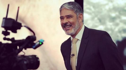 William Bonner negou que foi levado as pressas para o hospital