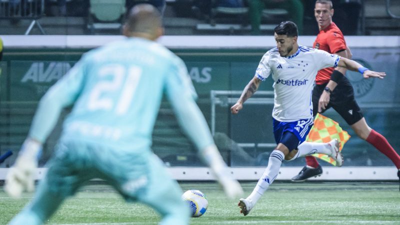 Cruzeiro: William critica arbitragem por gol anulado contra o Palmeiras