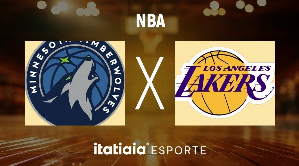 Horário e onde assistir ao vivo Timberwolves x Lakers, pela NBA