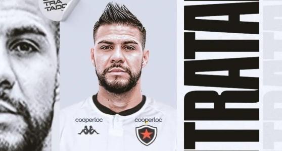 Léo Santos foi anunciado como reforço do Botafogo-PB