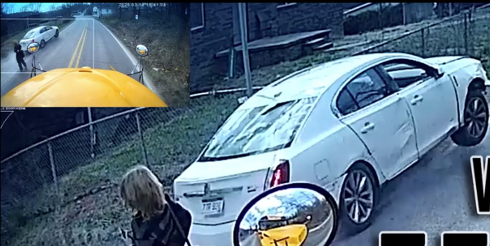 Vídeo mostra criança quase sendo atropelada por carro em alta velocidade nos EUA