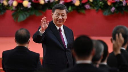 Xi Jinping visitou Hong Kong para cerimônia