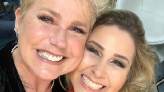 Xuxa e a ex-paquita Andrea Sorvetão