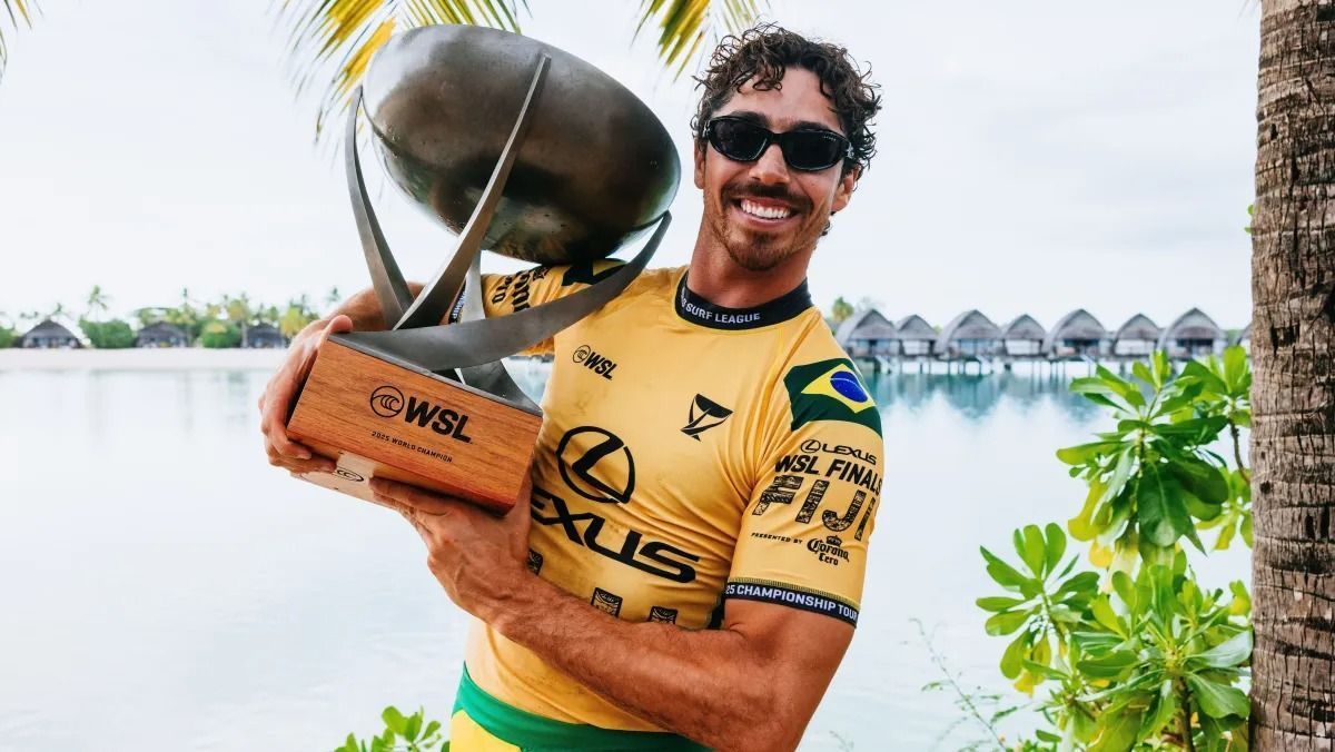 Campeão mundial de surfe, Yago Dora revela metas para 2026