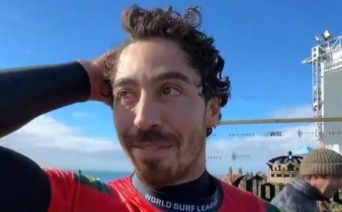 Yago Doria após etapa final da semi da etapa de Jeffreys Bay 2025