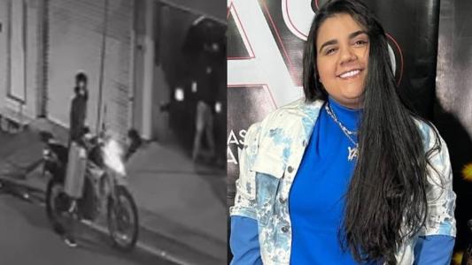 Yasmin Santos postou imagens do assalto nas redes sociais