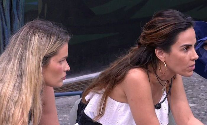 Yasmin Brunet e Wanessa Camargo conversam com Davi