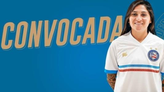 Yenny Acuña, atacante do Bahia, convocada para defender o Chile