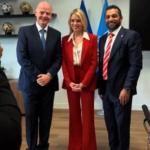 Presidente da Fifa se reúne com autoridades de segurança dos Estados Unidos