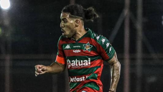 Yuri foi um dos capitães da Portuguesa-RJ ao longo da temporada 2023