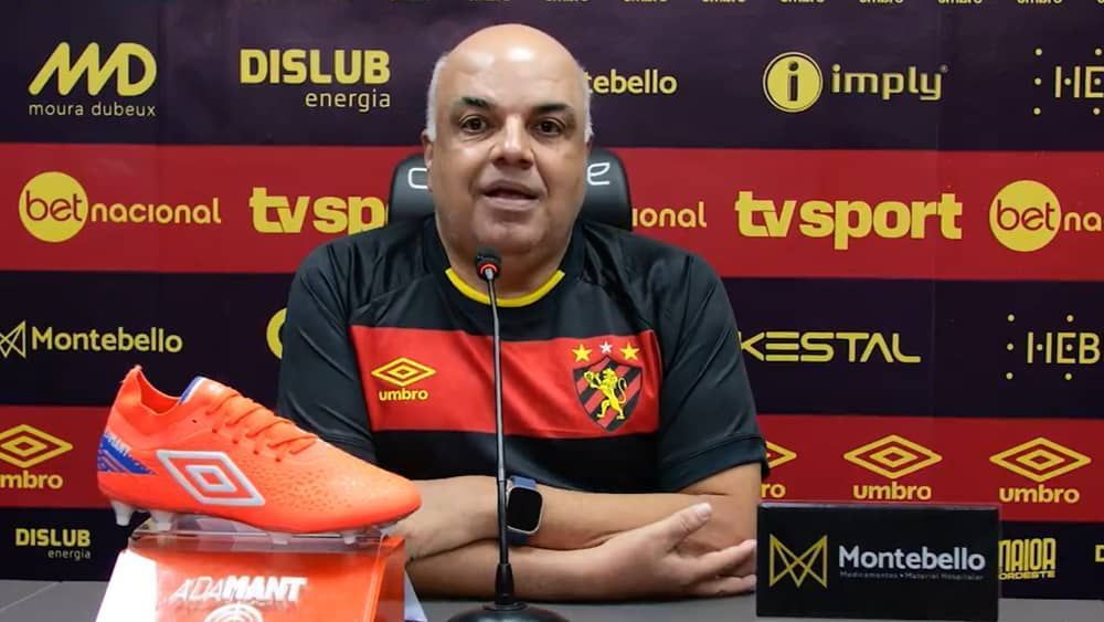 Com Sport em crise, presidente faz apelo à torcida: 'Elenco carece de confiança'