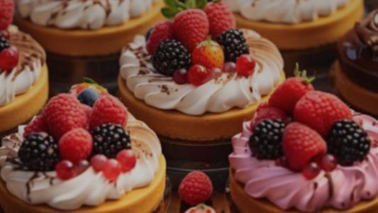 Zabaione de maracujá com frutas vermelhas a sobremesa clássica