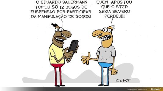 Zagueiro Eduardo Bauermann levou 12 jogos de suspensão pelo STJD
