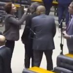 Zambelli e Lindbergh brigam em plenário e são separados por colegas