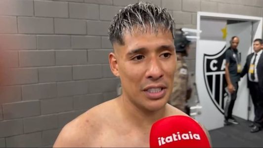 Zaracho ajudou o Atlético a vencer o Fluminense por 2 a 0, na Arena MRV