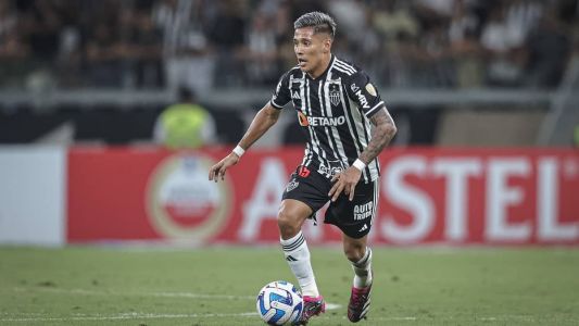 Zaracho em campo pelo Atlético