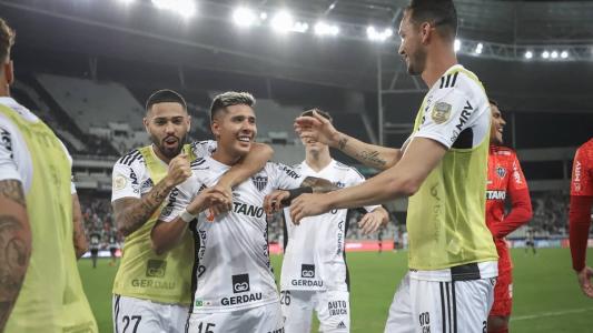 Zaracho foi autor do gol da vitória do Atlético sobre o Botafogo, em 2022