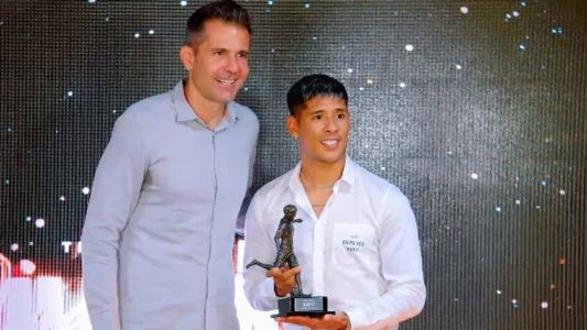 Zaracho foi um dos eleitos para a seleção do ano do troféu Guará BMG 2022