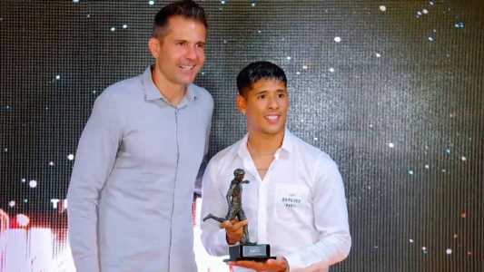 Zaracho foi um dos eleitos para a seleção do ano do troféu Guará BMG 2022