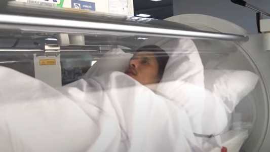 Zaracho já utiliza a câmara hiperbárica na Cidade do Galo