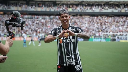 Zaracho marcou o segundo gol do Atlético na goleada sobre o Grêmio