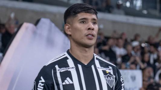 Zaracho no Mineirão, durante partida contra o Palmeiras