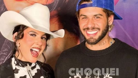 Ana Castela e Zé Felipe cantaram juntos em São Paulo