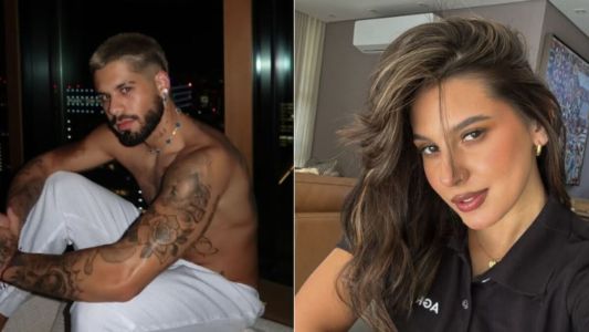 Zé Felipe e Ana Castela se encontraram em Orlando, nos Estados Unidos