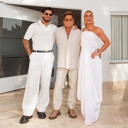 Zé Felipe, Leonardo e Poliana Rocha