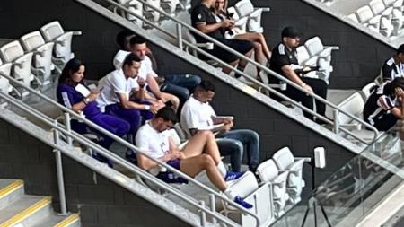 Zé Ivaldo acompanhou clássico entre Atlético e Cruzeiro