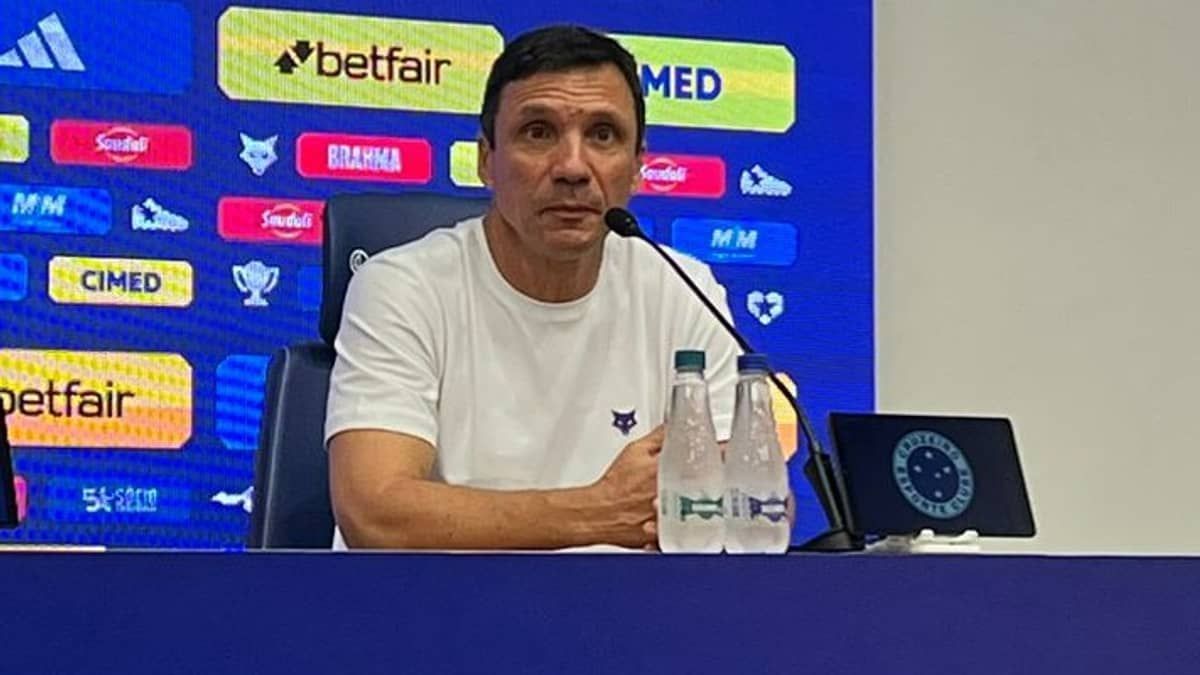 Técnico do Cruzeiro, Zé Ricardo mantém objetivo da diretoria em atingir vaga na Sul-Americana