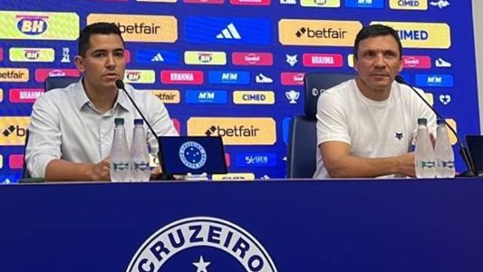 Zé Ricardo foi apresentado como novo treinador do Cruzeiro nesta quarta-feira