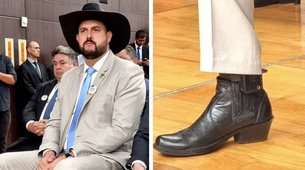 Zé Trovão: deputado que teve prisão decretada por dívida de pensão tomou posse com tornozeleira eletrônica