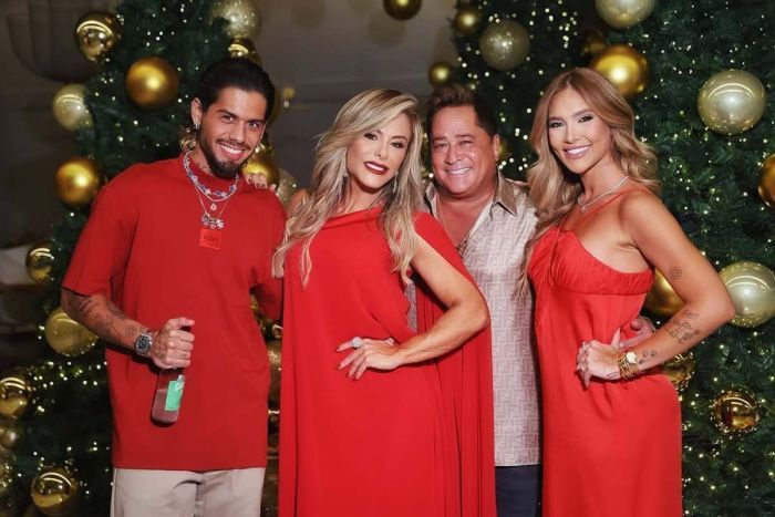 Zé Felipe, Virginia, Leonardo e Poliana Rocha