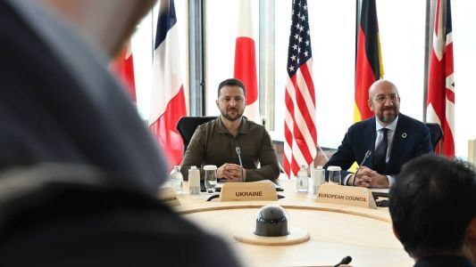 Zelensky participou de reuniões do G7, em Hiroshima