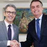 Zema confirma a Bolsonaro que será candidato à presidência da República