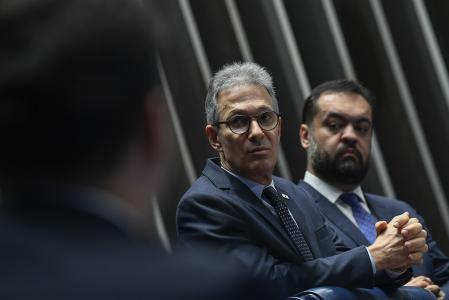 Os senadores Eduardo Girão e Cleitinho Azevedo