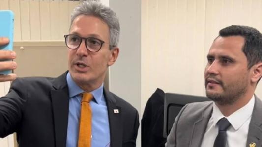 Zema e Cleitinho estiveram juntos em Brasília (DF)