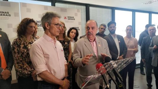 Zema e Fuad estiveram juntos nesta sexta-feira