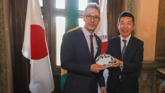 Zema e governador de Yamanashi se reuniram em BH no mês de agosto