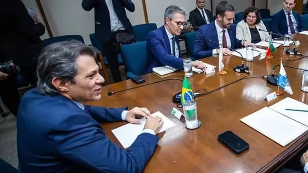 Dívida de Minas: Zema diz a Haddad que extensão de carência dada pelo STF é 'essencial' 