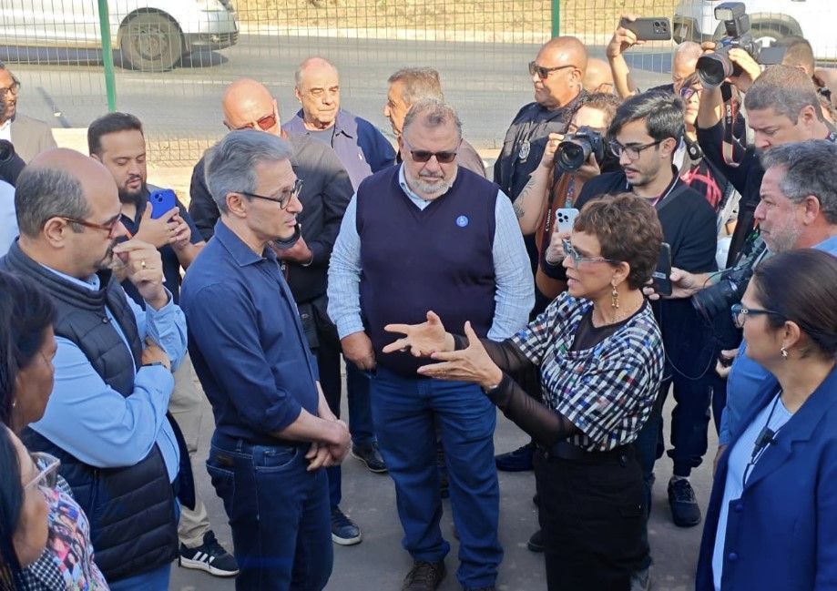 Zema e Marília entregam obra contra inundações em Contagem