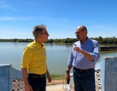 Governador Romeu Zema e vice Mateus Simões anunciaram início de obras no Norte de MG